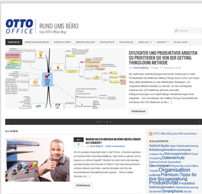 Otto Office Corporate Blog Ansicht